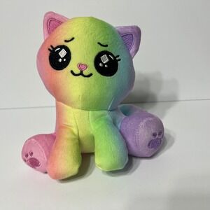 Moriah Elizabeth Rainbow Cat Plush Stuffed Animal Toy